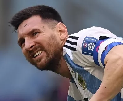 Messi  entrena en solitario.