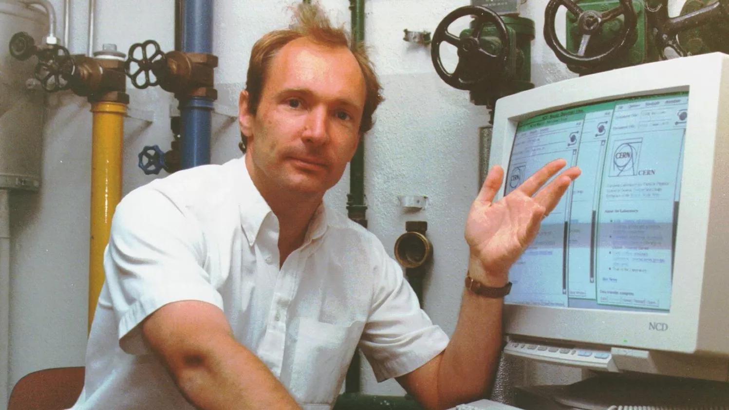 El científico inglés Tim Berners-Lee