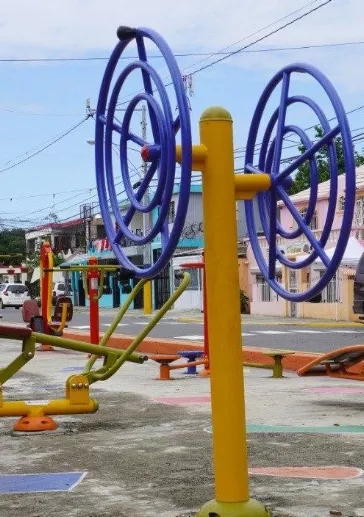 Uno de los parques intervenidos por Alcaldía de SDE.