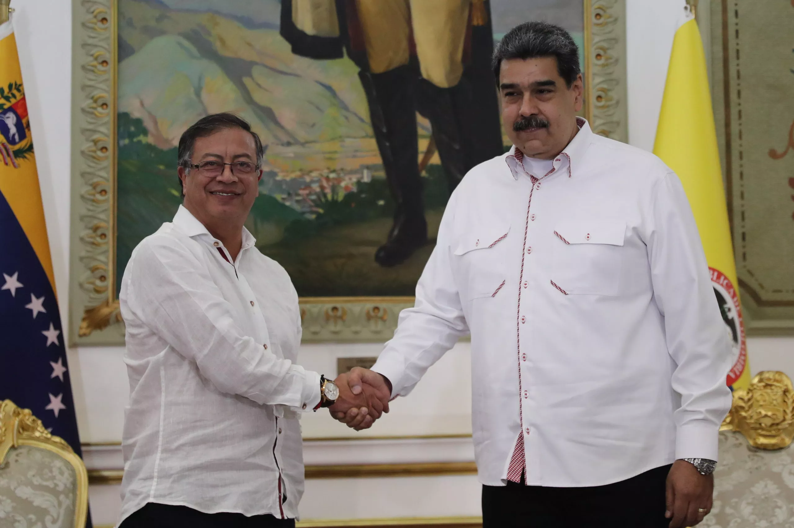 Presidente Nicolás Maduro recibe a su homólogo de Colombia, Gustavo Petro