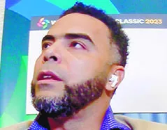 Nelson Cruz, gerente general del equipo dominicano.