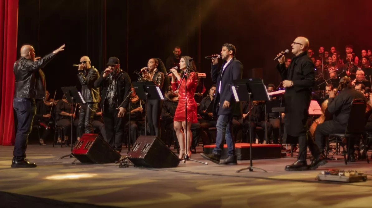 Elenco completo del concieto Rock Sinfónico realizado en el Teatro Nacional.