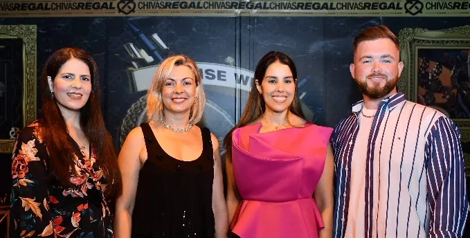Dashiel Durán, Helena Dionisio, Franchesca Ortiz y Dominic Boon.