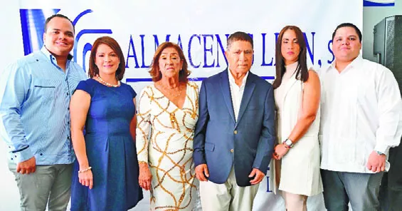 Integrantes de la familia León.