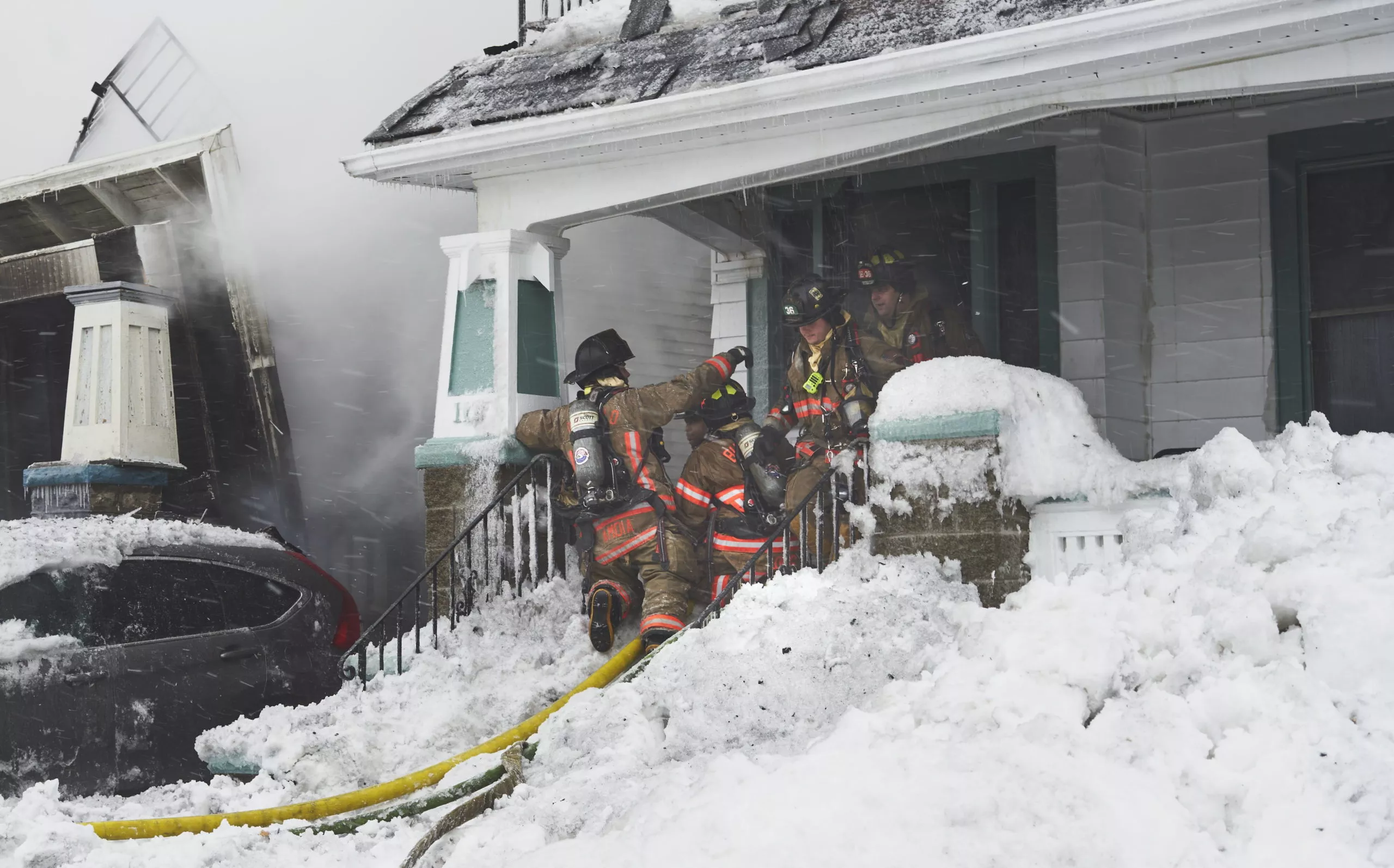 Winter Storm in Buffalo, New York