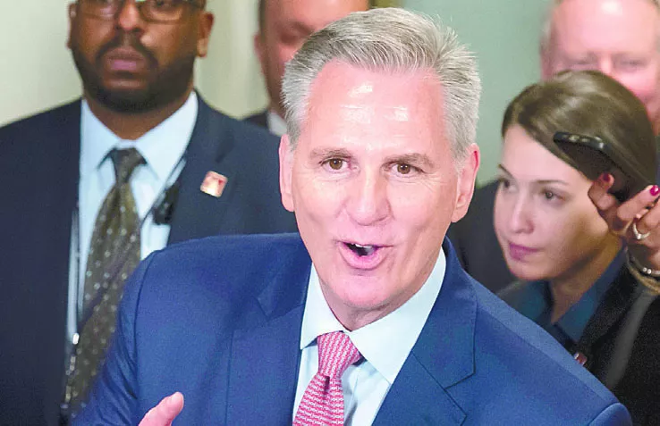 Kevin McCarthy, legislador por California y líder de las filas republicanas desde 2014.