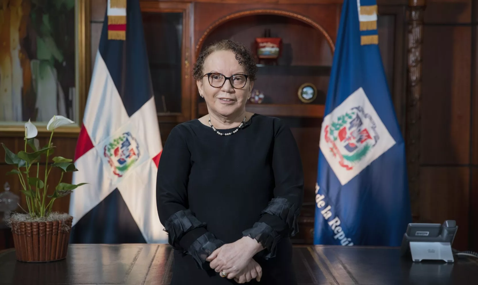 La procuradora general Miriam Germán Brito tiene una larga trayectoria en el sistema judicial del país.  Archivo