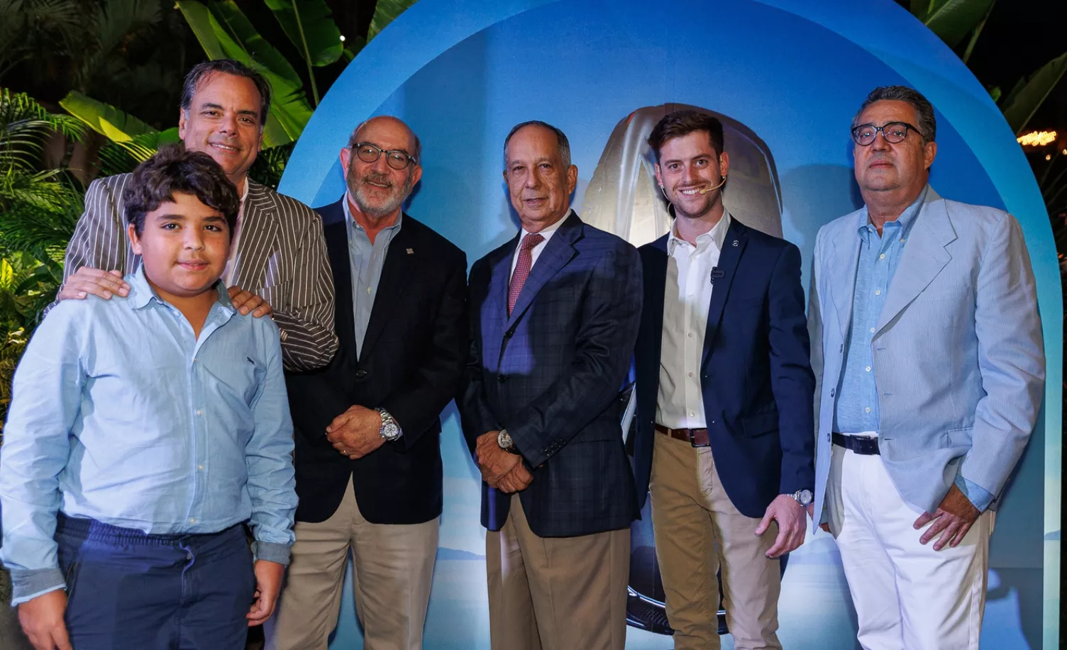Santiago Martínez, Ramón E. Morales, Eduardo Grullón, Rafael Ureña, Facundo Puig y Andres Peña.