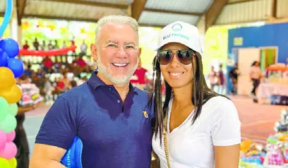 Enzo Odoguardi y Annie Fiorentino.