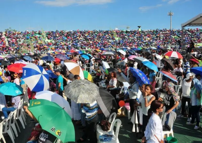 Bajo sol fue  celebrada La Batalla de la Fe 2023.