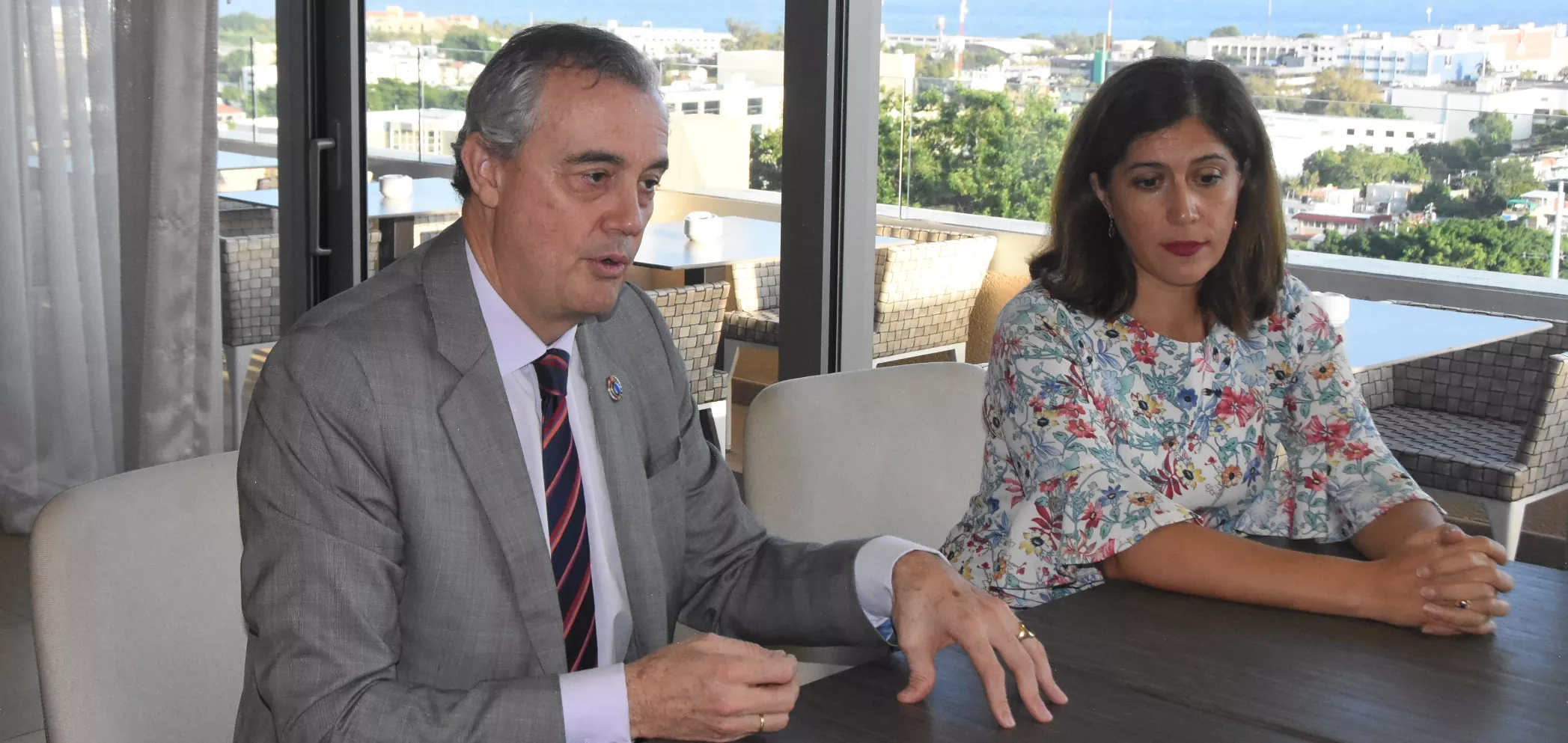 La temática de la visita al Gobierno fue la promoción de la inversión en áreas prioritarias para la agenda del Estado dominicano y las prioridades globales.