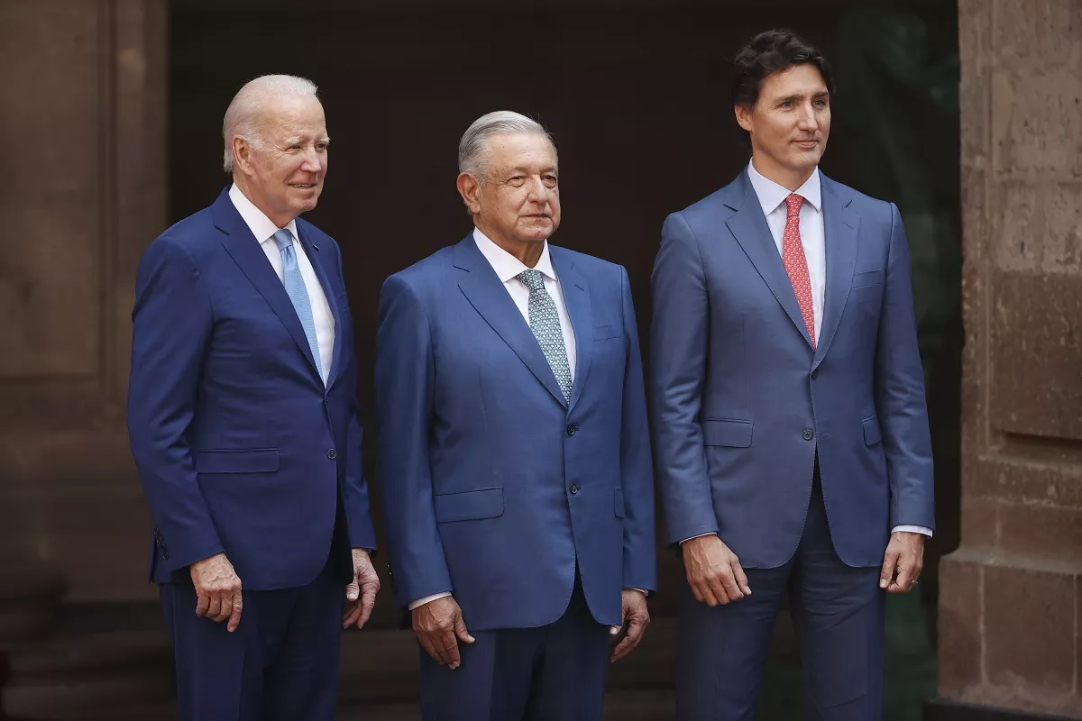 Cumbre de Líderes de Norteamérica en Ciudad de MéxicBiden, Trudeau y López Obrador arrancan cumbre trilateral en México