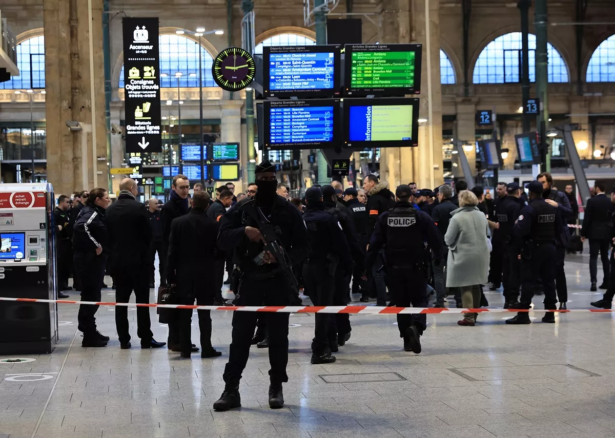 Six injured in knife atttack at Gare de Nord in Paris
