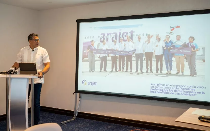 Víctor Pacheco, CEO y fundador de la aerolínea Arajet.