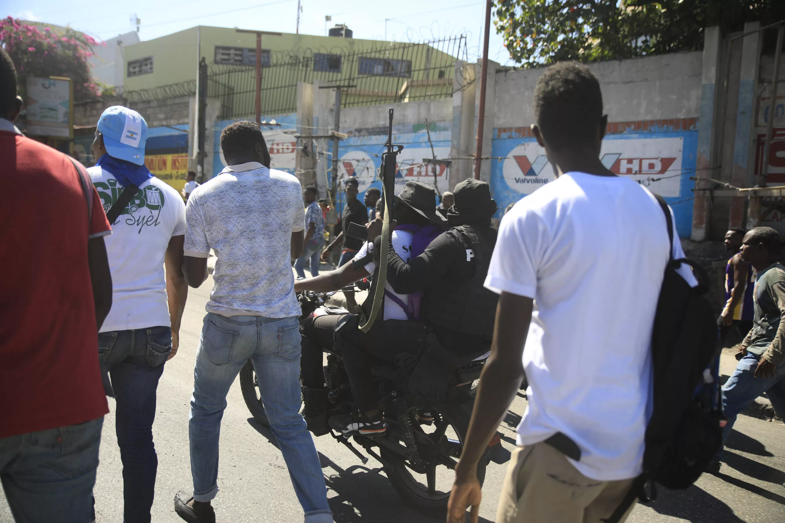 Haiti Police Protest
