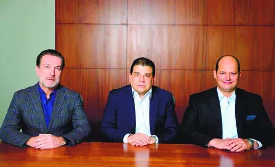 Francesco Fino, Fedor Vidal y Alejandro Cambiaso.