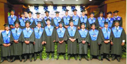 La graduación con los prospectos de los Yankees.