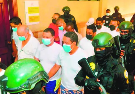 Implicados de la red de narcotráfico ‘Falcón’.
