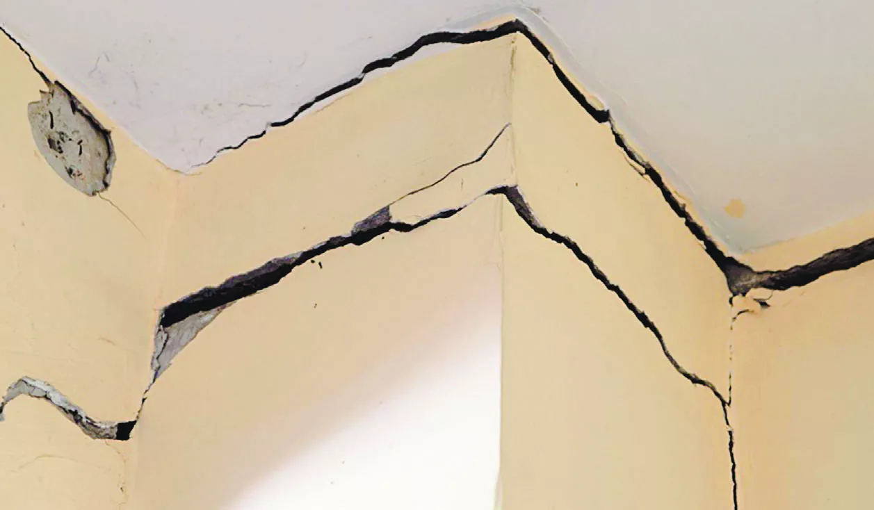 Obras hechas sin los criterios de rigor pueden  registrar daños ante  sismo, según   imagen de archivo. Por debajo  5 grados  no debería afectar  estructura.