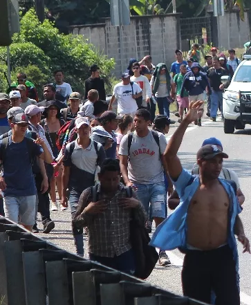 Parte del sur mexicano primera caravana migrante del año con cerca de 1.000 personas