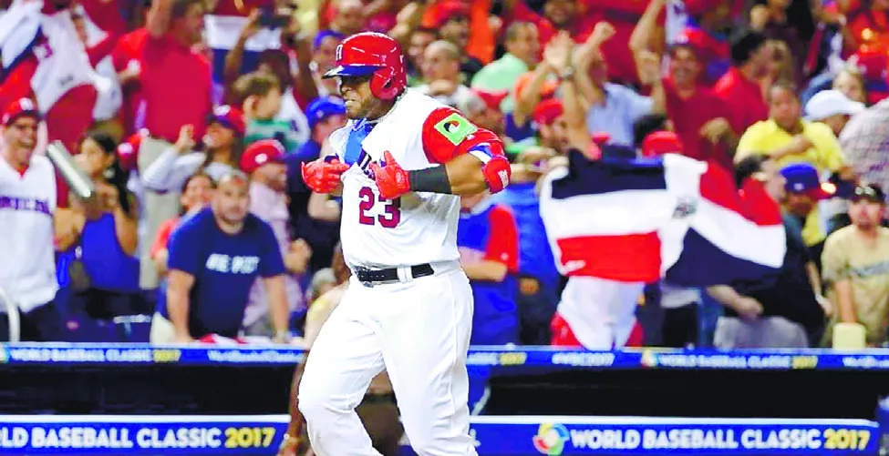 Nelson Cruz, gerente general del equipo de República Dominicana que accionará en el Clásico Mundial del Béisbol.