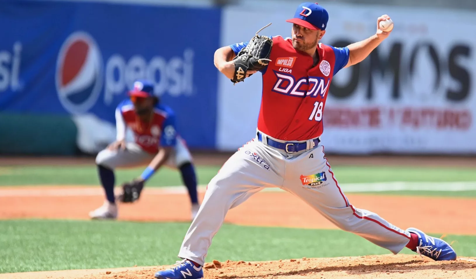 Steve Moyers         silenció los bates de los Federales de Chiriquí durante el partido de ayer en la Serie del Caribe .  fuente externa