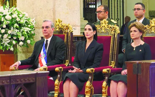 El presidenteencabezó un tedeum en la Catedral. Duany Núñez