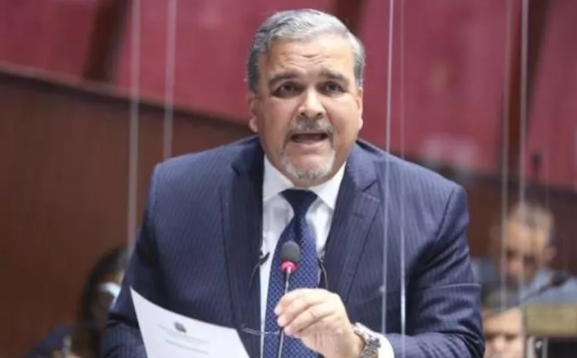 Diputado Elías Wessin Chávez en una de las sesiones.