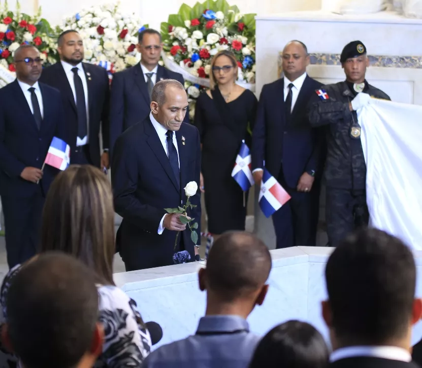 DNCD rindió ayer  honores a los Padres de la Patria. elieser tapia1,p01