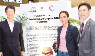 Takagi Masahiro, Laura García y Keigo Yamamoto.