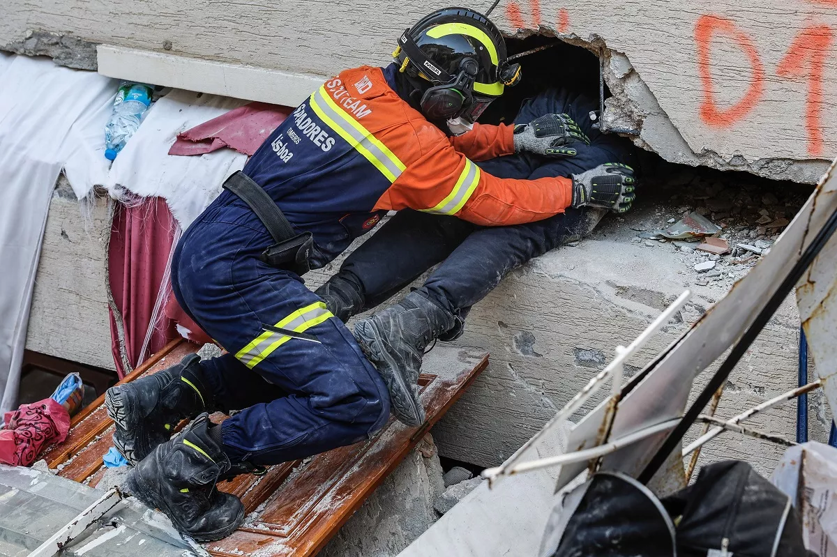 Rescue operations in Antakya following powerful earthquake