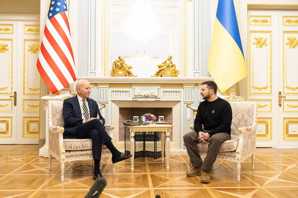 US President Biden meets Ukraine’s President Zelensky in Kyiv