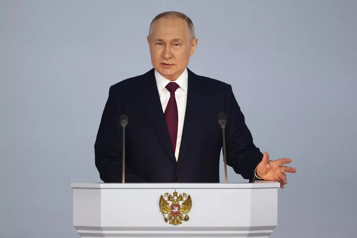 Putin delivers state of the nation address before Federal Assembly