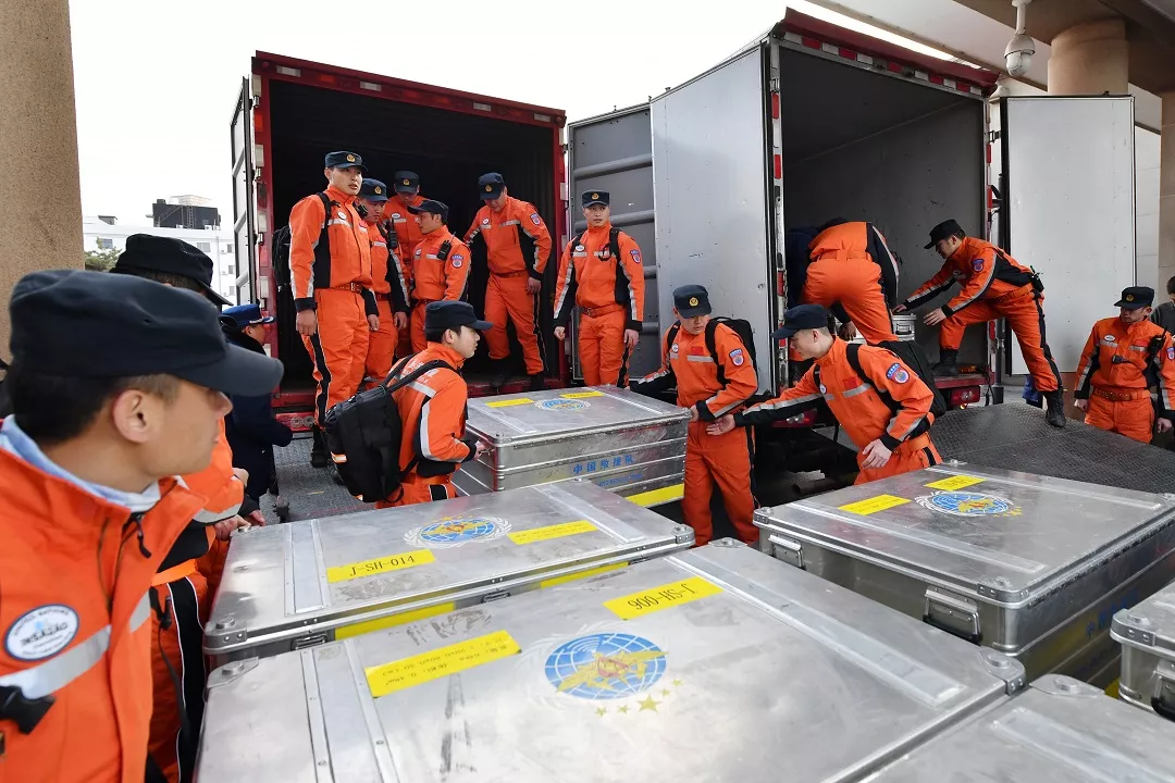 Chinese rescue team bound for Turkey