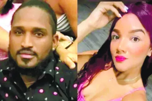 Luis Jáquez  y Elizabeth Almarante, esposos   La Guáyiga.