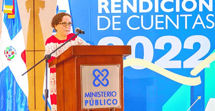 La procuradora, Miriam Germán Brito, dijo que sigue siendo calumniada.  Duany NÚÑEZ