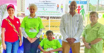 Representantes de las entidades involucradas, durante las ferias.