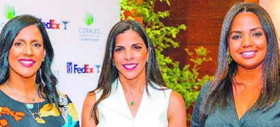 Jessica Rizik, Francesca Rainieri y Franchesca Páez.