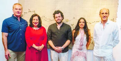 Jason Kycek, Margarita González, Simón de los Santos, Vanessa Languasco y Juan M. Barranco
