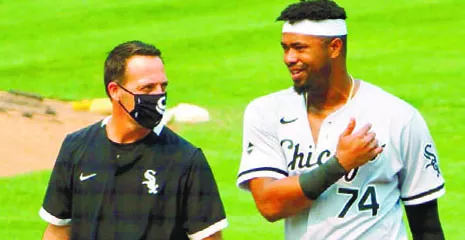 Eloy Jiménez ha sido muy afectado por las lesiones. ap