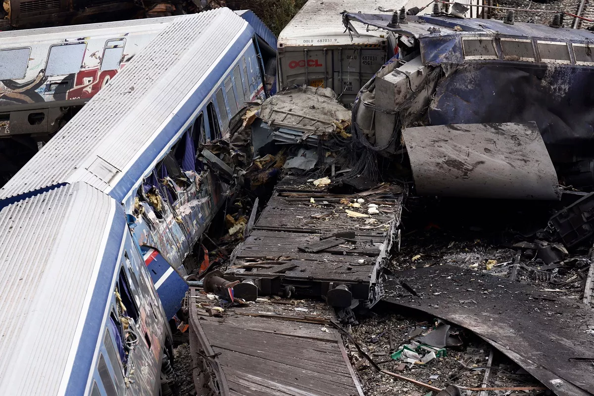 Dozens killed in train collision in Larissa