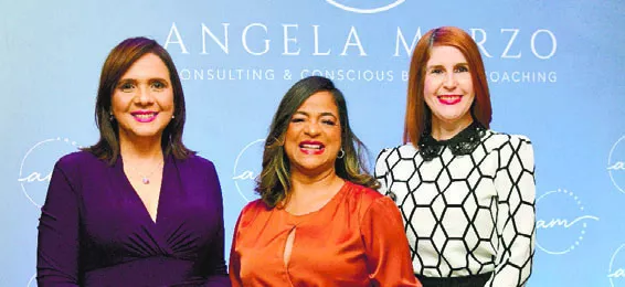 Eveling Belliard, Ángela Marzo y Bernadette Sánchez.