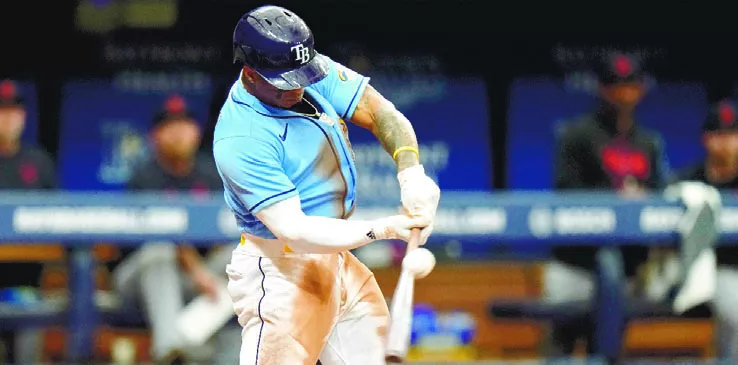 Wander Franco ha tenido  gran inicio   ofensivo esta temporada  con los Tampa.  Ap