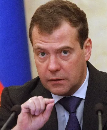 Dmitri Medvédev, del  Consejo de Seguridad ruso.