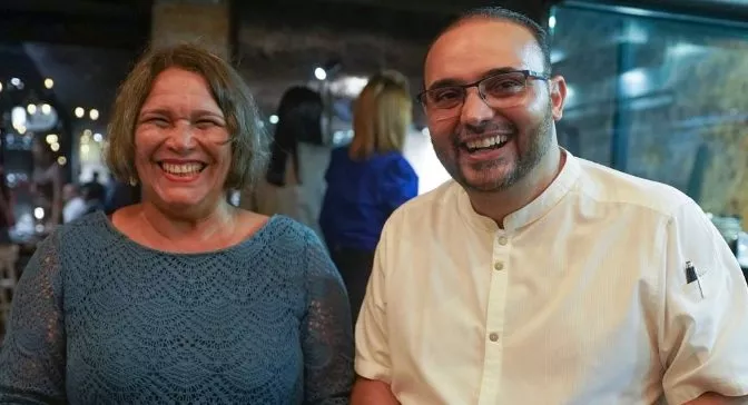 Digna Lami y Saverio Stassi.