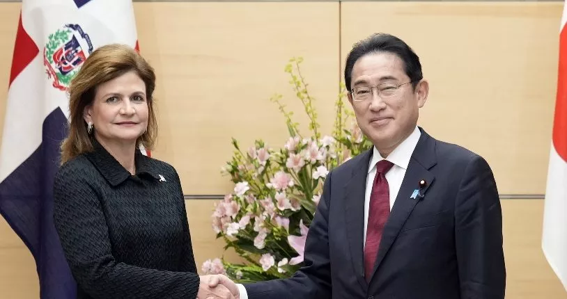 Dominican Republic Vice-President Raquel Pena visits Japan