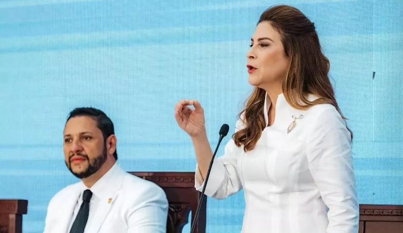 Carolina rindió cuentas ayer de su tercer año de gestión.