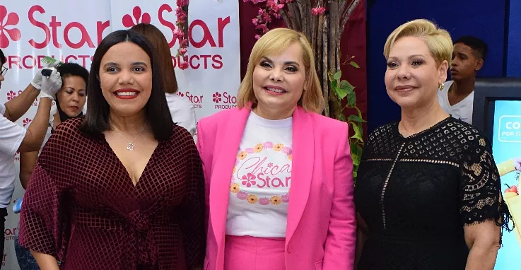Rommy  Pichardo, Rommy Grullón y Gina Grullón.