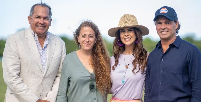 Reyson Pimentel, Alba Rodríguez, Ingrid Gómez y Juan Tomas Díaz.