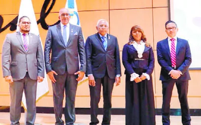 Representantes de ambas entidades, durante la capacitación.
